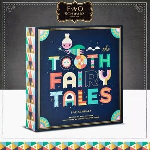 🦷 FAO Schwarz Tooth fairy Tales NWT set pillow book story keepsake box set NY